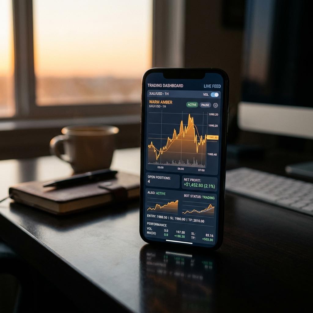 Panel Profit Maximizer na smartfonie